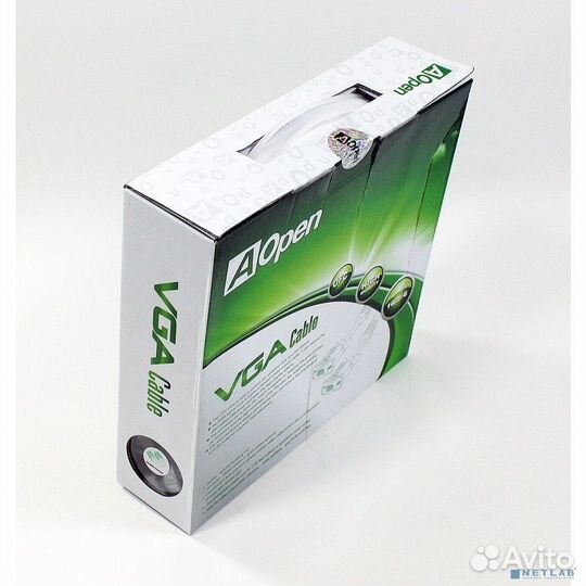 Aopen Кабель монитор-svga card (15M-15M) 20м 2 фил