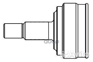 0K01122510 шрус KIA sportage 2.0L 1994-2003 82