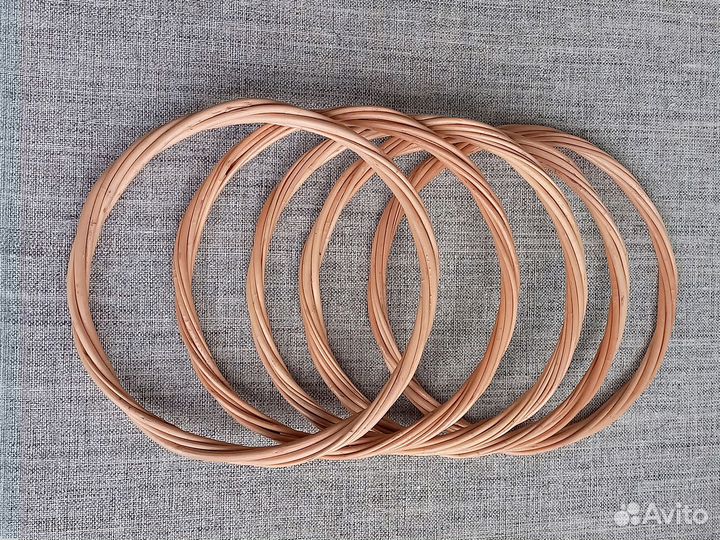 Кольца для ловца снов из ивы без коры