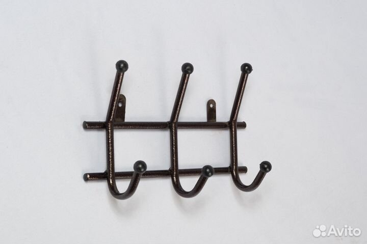 Вешалка Козерог 4.1 настенная металлическая 27см