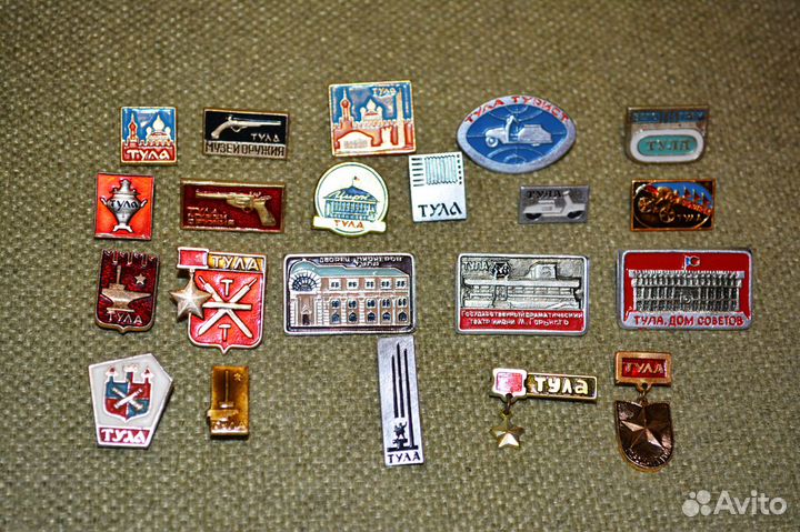 Значки о Туле, Ленине, СССР