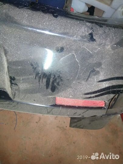 Задний бампер mitsubishi lancer X