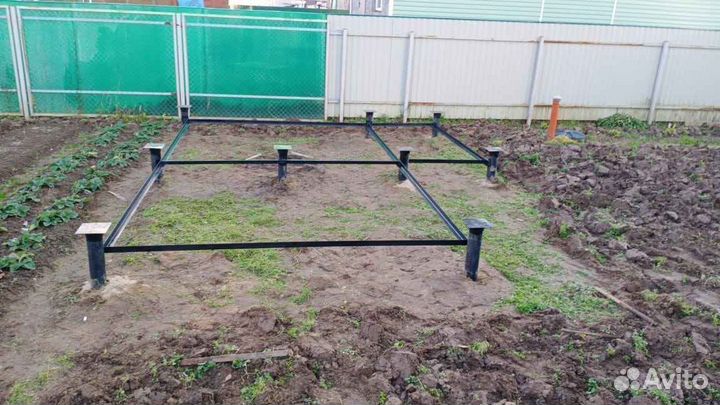 Винтовые сваи с установкой