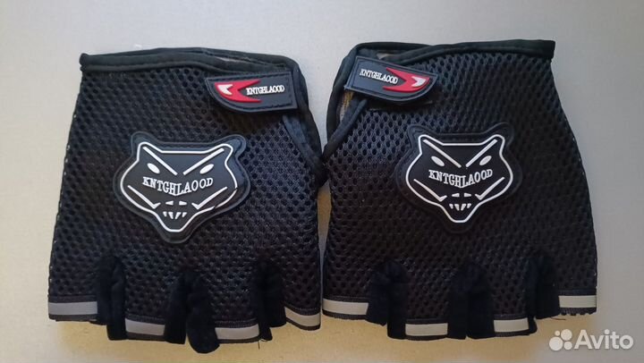 Велосипедные перчатки с открытыми пальцами