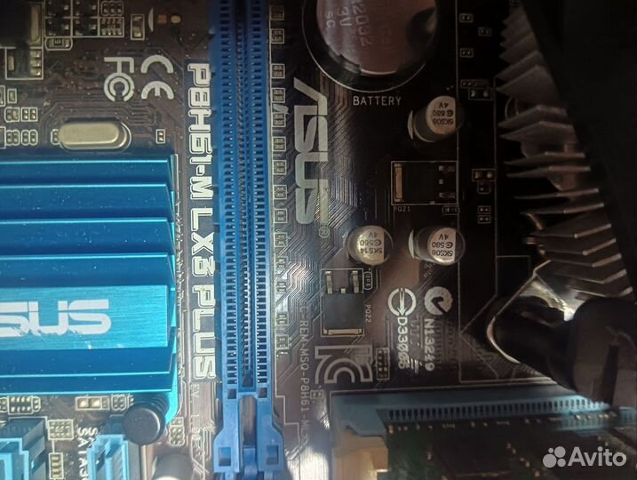 Материнская плата 1155/i5 3470/8gb