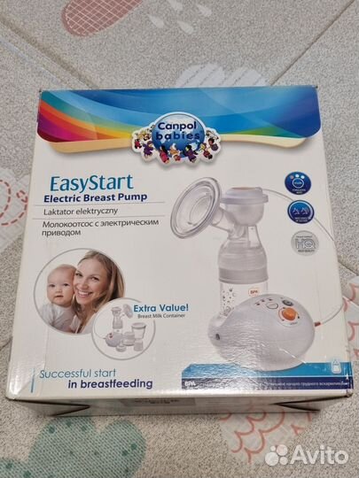 Новый Молокоотсос электрический Canpol Babies