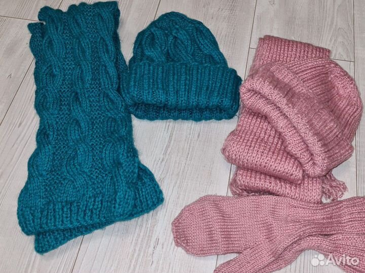 Комплект шапка и шарф