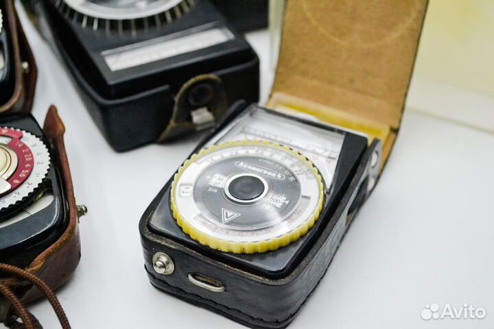 Фотоэкспонометры СССР 9шт., одним лотом