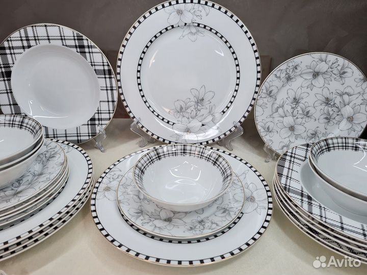 Сервиз столовый Elegant Mandala Турция 23 предмета