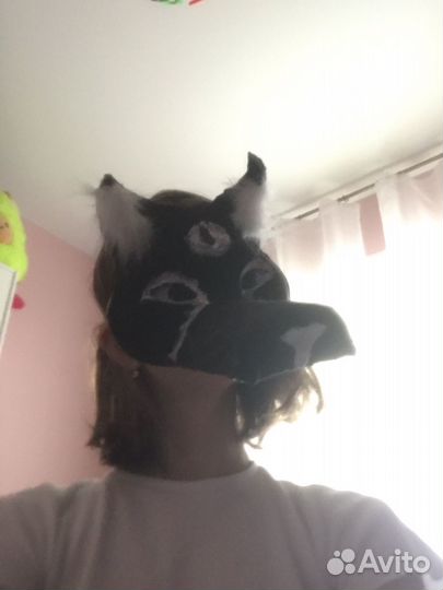 Маска для квадробики волк