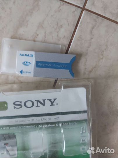 Карта памяти Sony m2 микро обьём 1гб