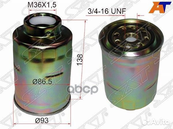 Фильтр топливный toyota land cruiser 90/prado