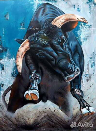 Картина с быком