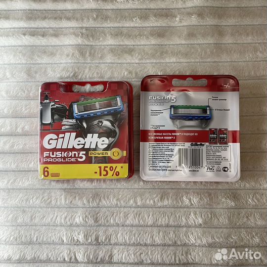 Gillette Fusion Proglide Power - 6 шт картриджи