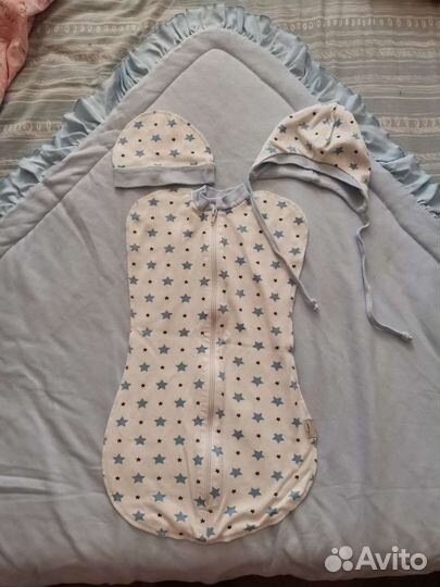 Конверт на выписку для мальчика летний