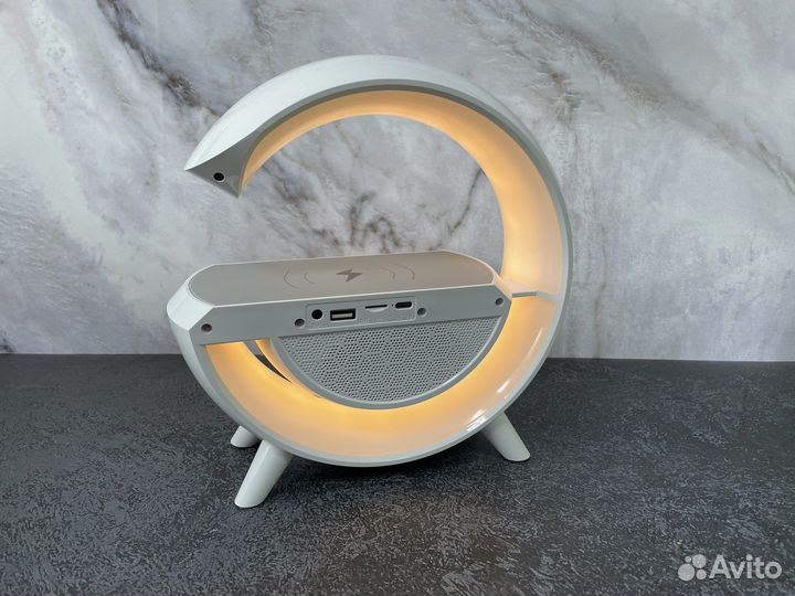 Лампа колонка зарядная станция 3 в 1 новая