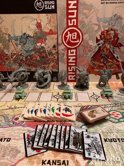 Настольная игра Восходящее солнце, жетоны приказов