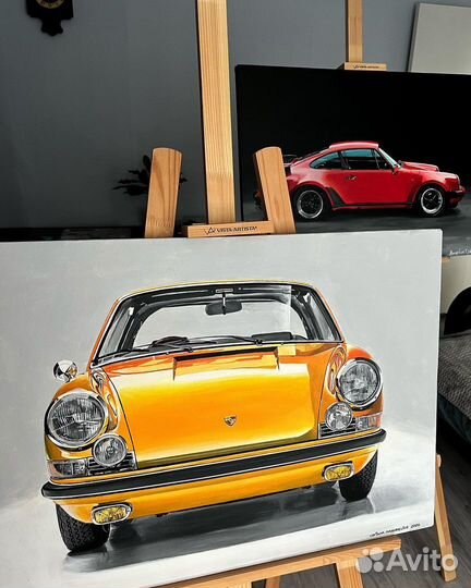 Картина Porsche Targa