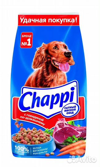Сухой корм для собак Chappi