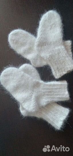 Носочки из собачьей шерсти