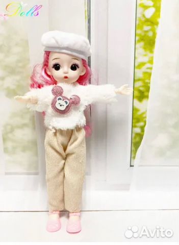 Новая игрушка для девочки кукла шарнирная