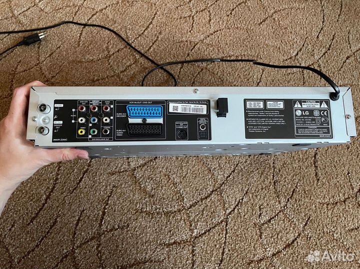 Видеомагнитофон и dvd lg