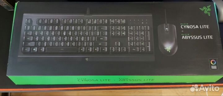 Клавиатура+мышь Razer Cynosa & Abyssus Lite Bundle