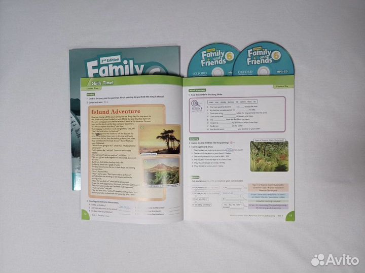 Family and friends 6/ комплект (WB,CB,CD) новый