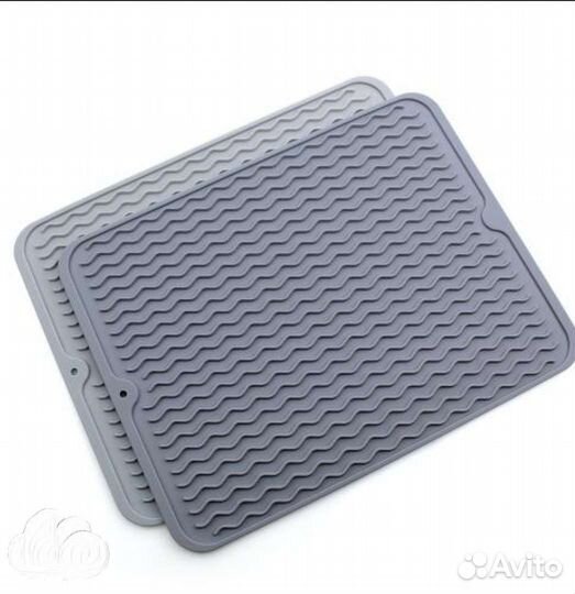 Силиконовый коврик для сушки посуды