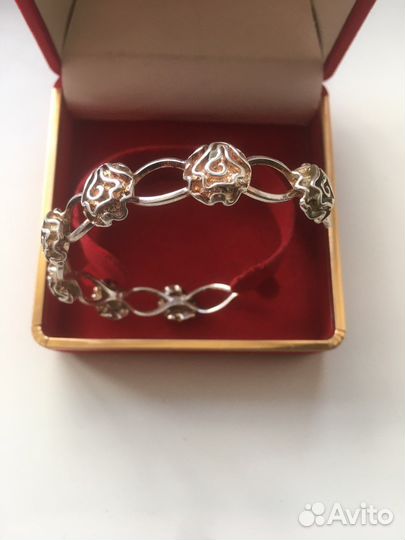Серебряный браслет 925 пробы