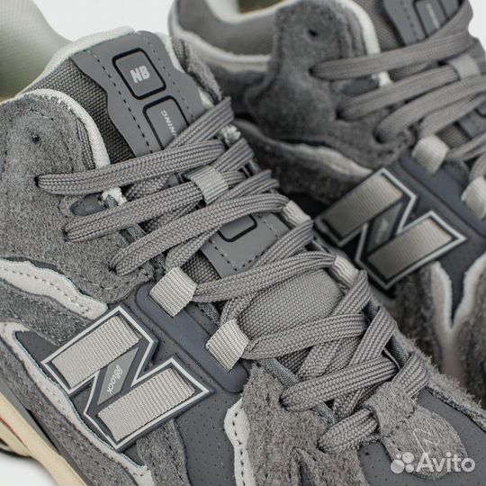 New Balance 1906D Mid Grey Suede with Fur