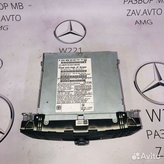 Магнитола Mercedes W204