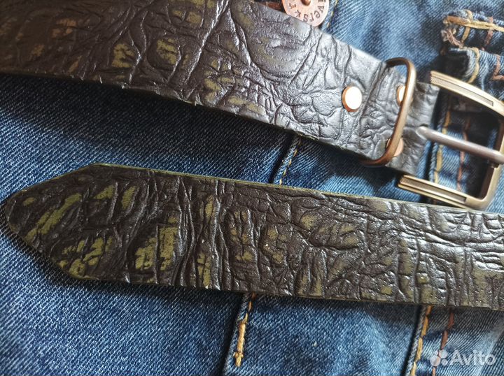 Ремень кожаный