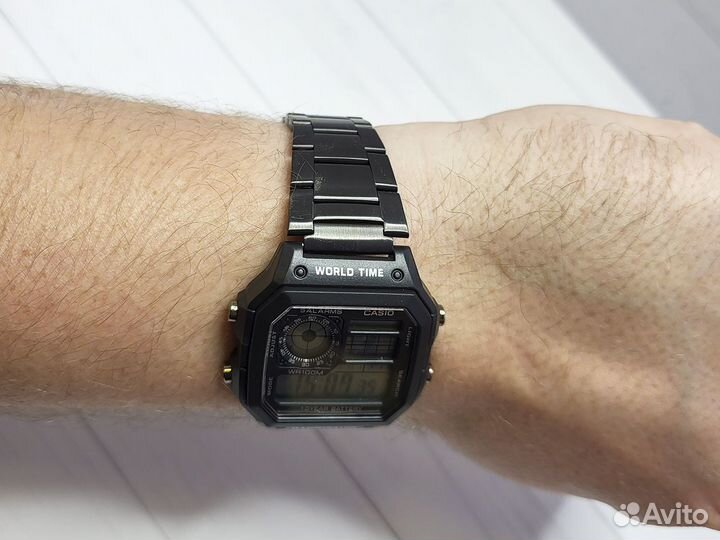 Часы Casio AE-1200 чёрные