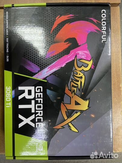Видеокарта rtx 3060ti colorful 8gb новая