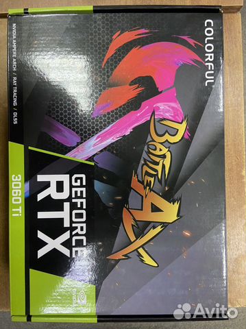 Видеокарта rtx 3060ti colorful 8gb новая