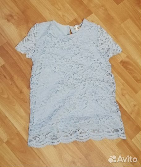 Флисовая поддева, джинсы, рубашка рост 140 девочке