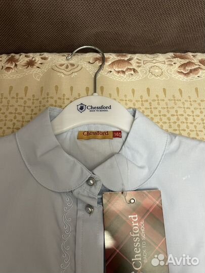 Школьная блузка для девочки, новая