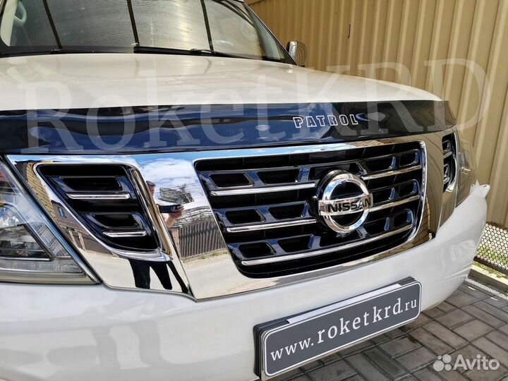 Рестайлинг Nissan Patrol в 2015 год без бампера