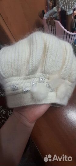 Берет шапка шарф комплект