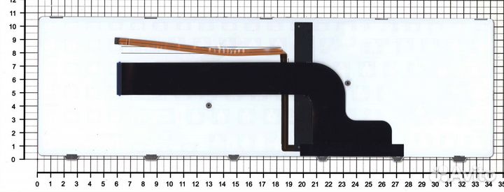 Клавиатура для Dell 15-7000 7537 с подсветкой