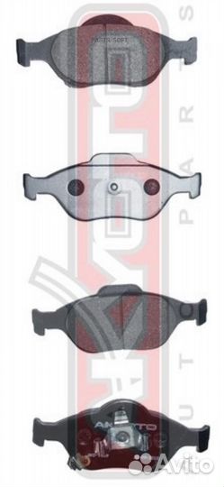 Akyoto AKD-1839 Колодки тормозные дисковые передни