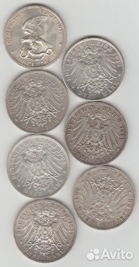 5, 3, 2. марки Германии