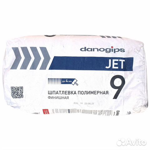 Финишная полимерная шпаклевка Dano JET9 20кг (48шт