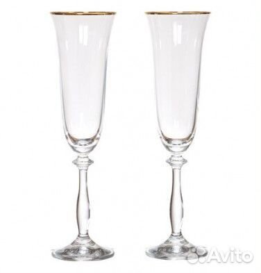 Бокалы для шампанского Bohemia Angela