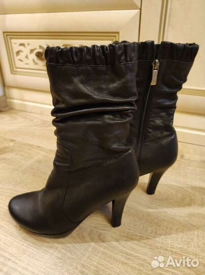 Полусапожки женские 37 размер натуральная кожа