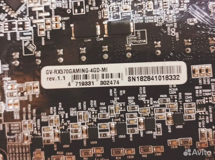 Видеокарта rx 570 gigabyte 4 gd