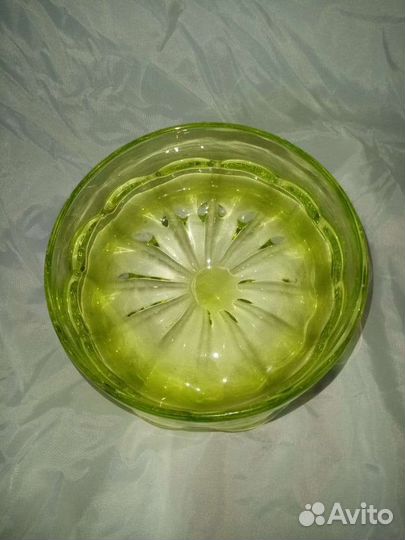 Ваза Мухиной цветное стекло СССР