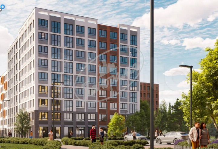 2-к. квартира, 62,7 м², 2/10 эт.