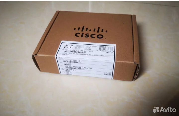 Модуль памяти cisco MEM-4400-4GU16G